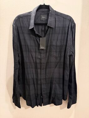 🆕RAILS charcoal/black plaid shirt